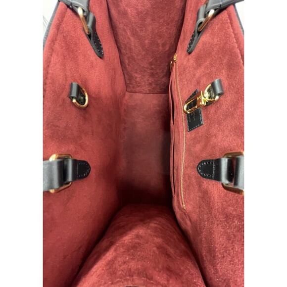 Louis Vuitton M45495 OnTheGo Tote MM Black/Beige NEW WITH TAGS! - Picture 10 of 13